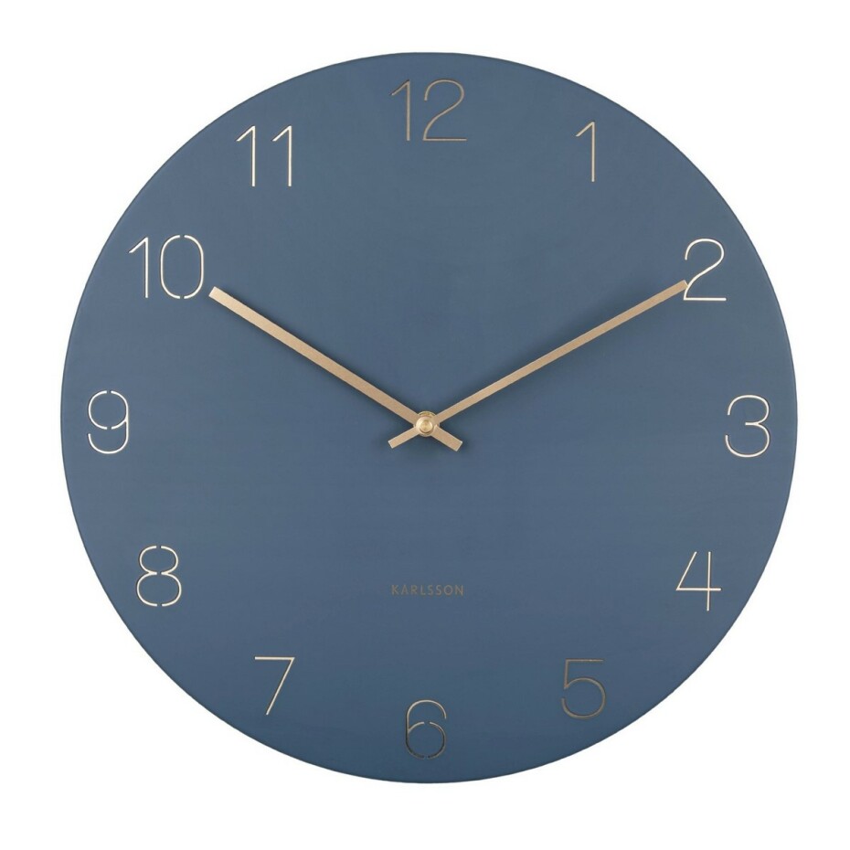 Karlsson 5762BL designové nástěnné hodiny, pr. 40 cm - main (0)