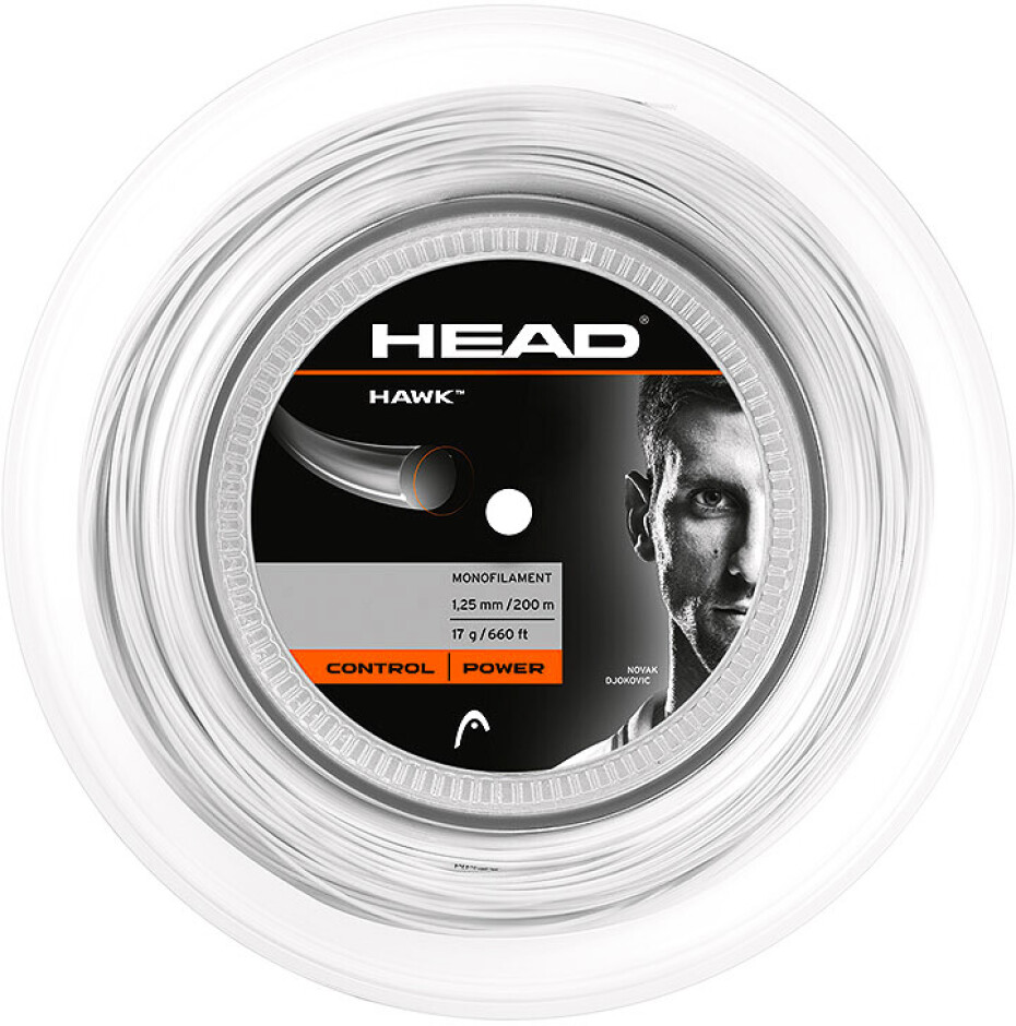 Tenisový výplet Head  Hawk White 1.25 mm (200 m) - main (1)