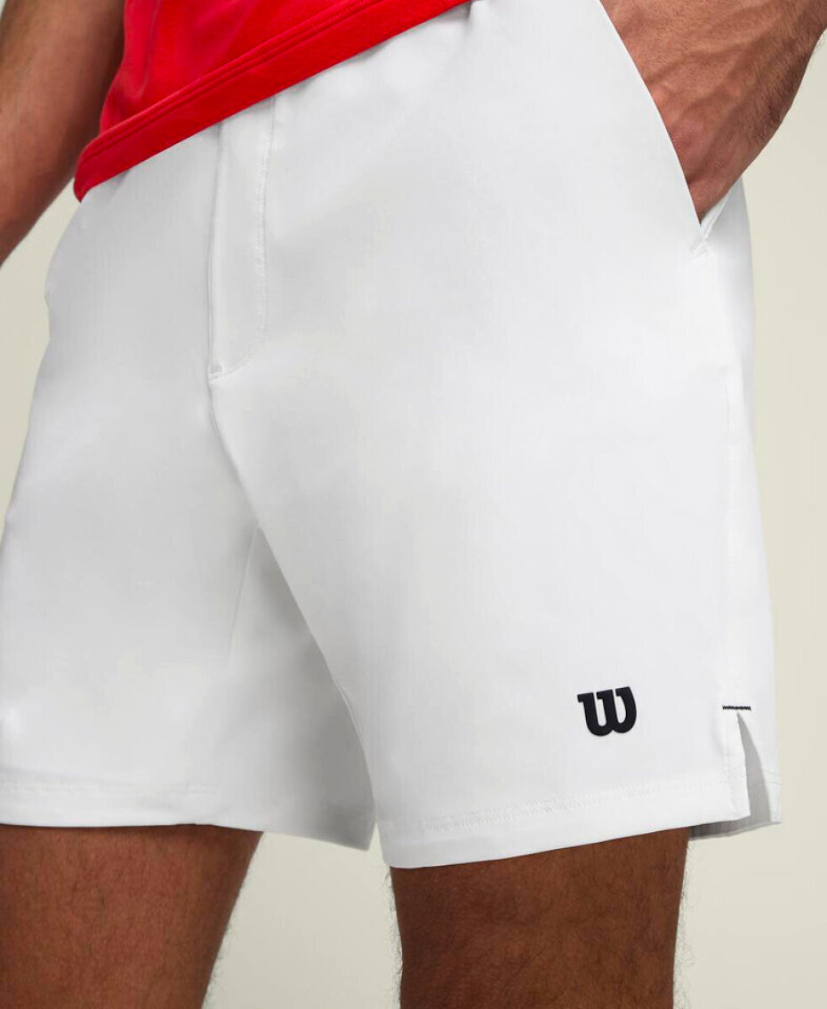 Pánské šortky Wilson  M Team Short 7" Bright White M - main (6)