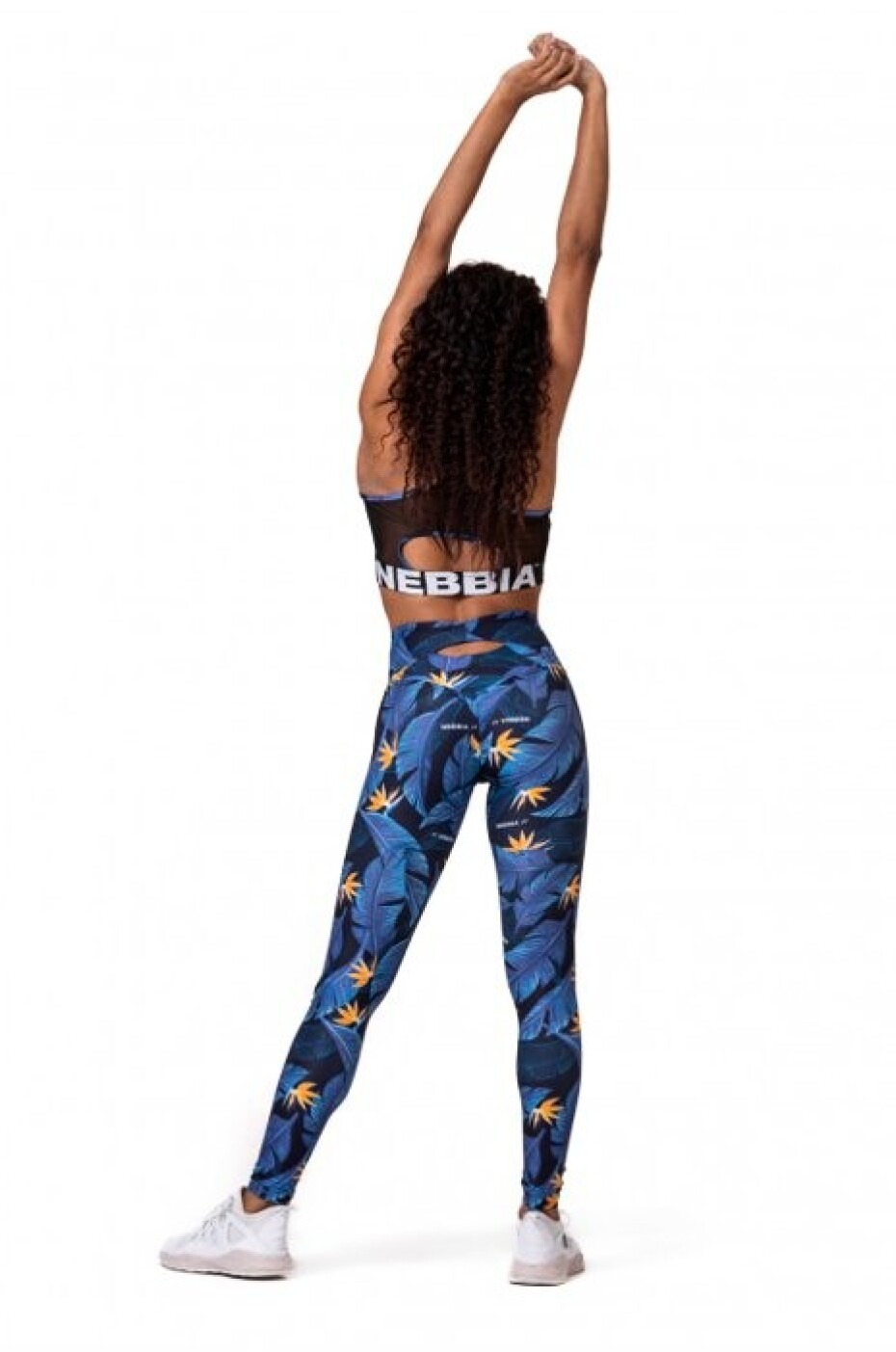 Nebbia High waist Ocean Power legíny 561 ocean blue - main (2)