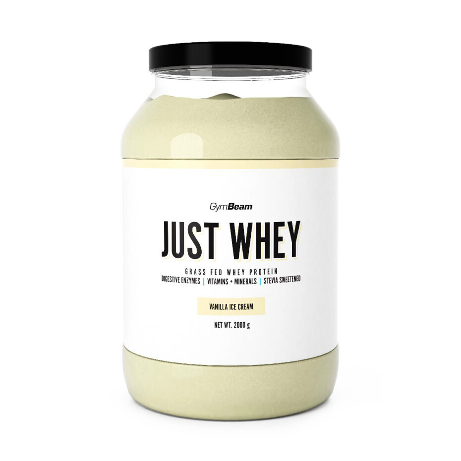 GymBeam Just Whey 2000 g slaný karamel - main (2)