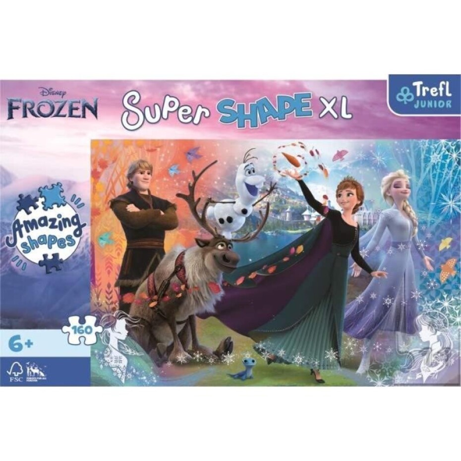 Trefl Puzzle Super Shape XL Ledové království 2, 160 dílků - main (0)