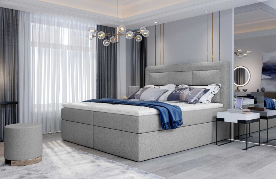 Artelta Manželská postel VIVRE Boxspring | 180 x 200 cm Barva VIVRE: Soft 17 - main (7)
