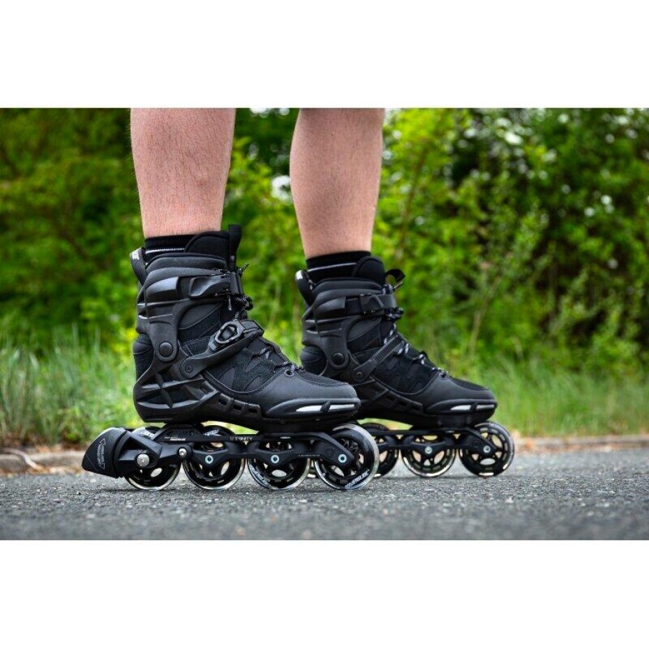 Pánské kolečkové brusle Powerslide  Phuzion Argon Black 80 Trinity, EUR 44 - main (2)