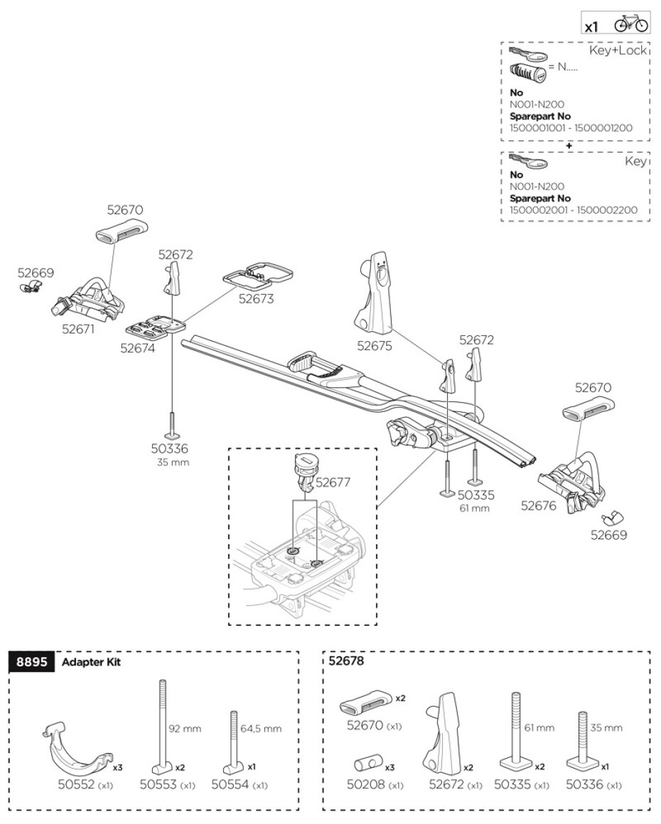 Plastová zaslepovací koncovka Thule  52669 - main (1)