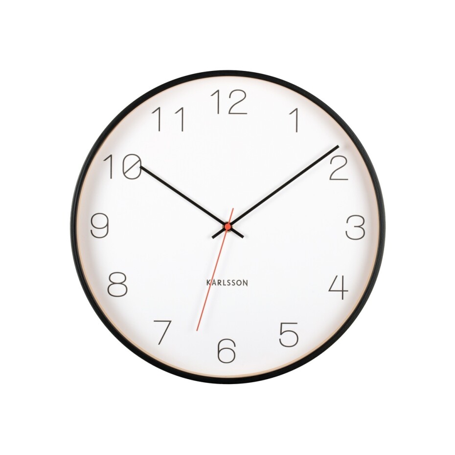 Karlsson 5926BK designové nástěnné hodiny 40 cm - main (0)
