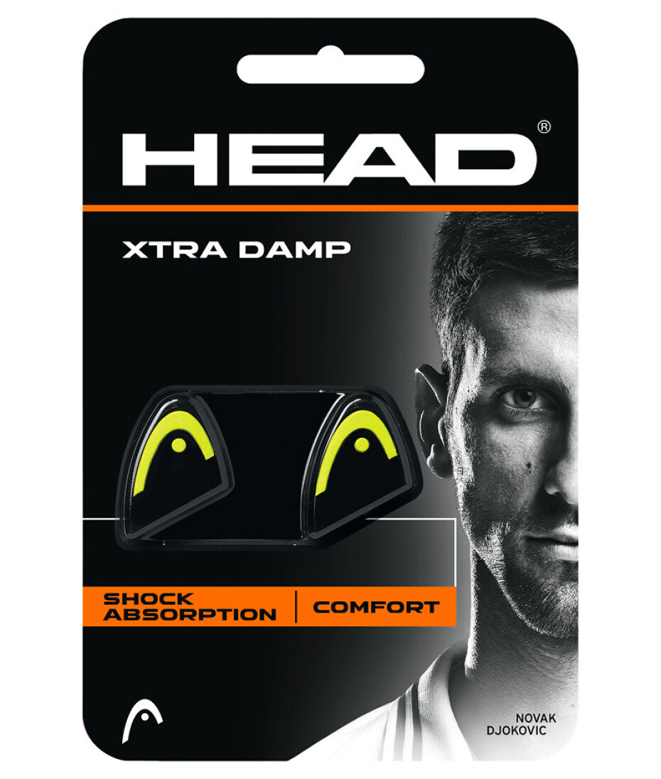 Vibrastop Head  Xtra Damp Black/Yellow (2 Pack) - main (0)