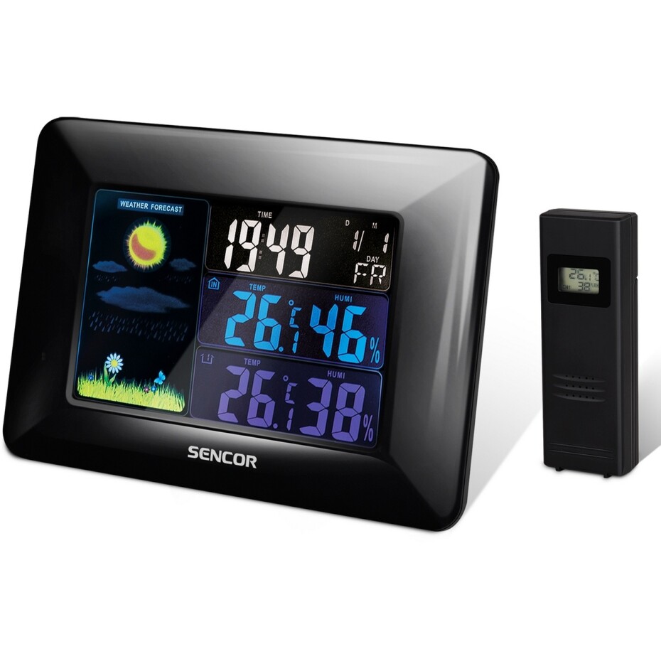 SWS 4250 Meteostanice s bezdrátovým senzorem Sencor - main (0)