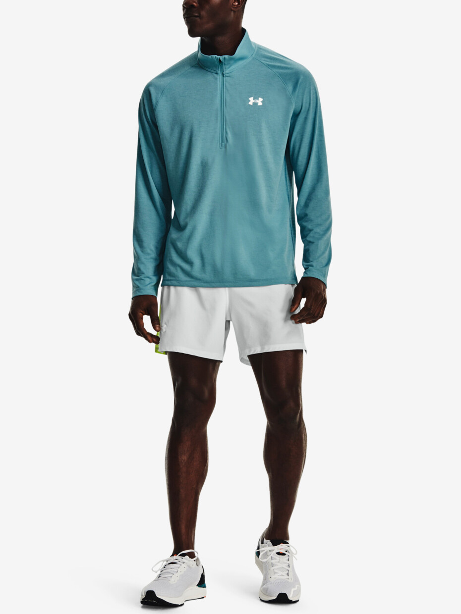 Under Armour STREAKER HALF ZIP-BLU - main (1)