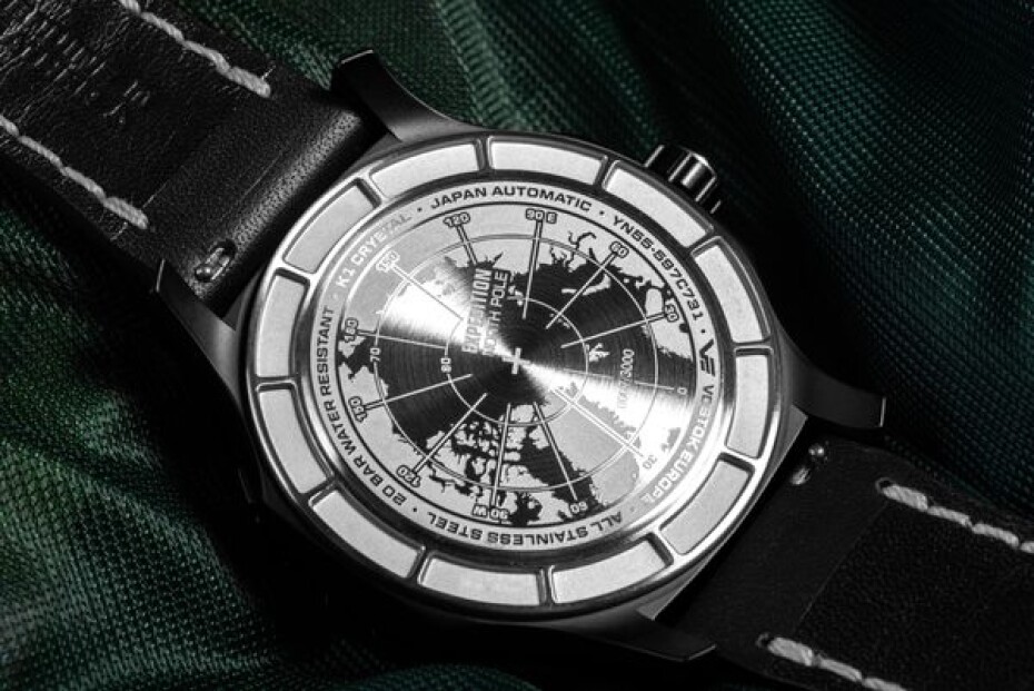 Vostok Europe Expedition North Pole Pulsometer Automatic Line YN55-597C731S - Bílý silikonový řemínek (luminiscenční) - main (8)
