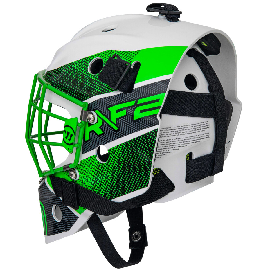 Brankářská hokejová maska Warrior Ritual F2 E Neon/Green Žák (youth) - main (5)