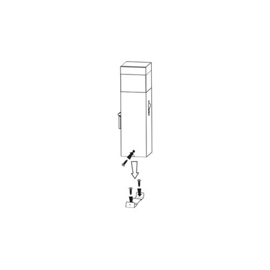 Panlux VOZ-E14 Zahradní svítidlo se zásuvkou Gard antracit, 76 cm - main (3)