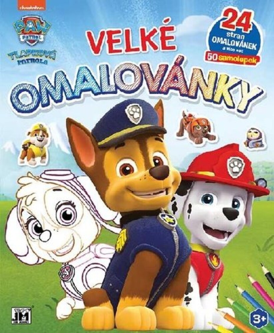 Tlapková patrola - Velké omalovánky - main (0)