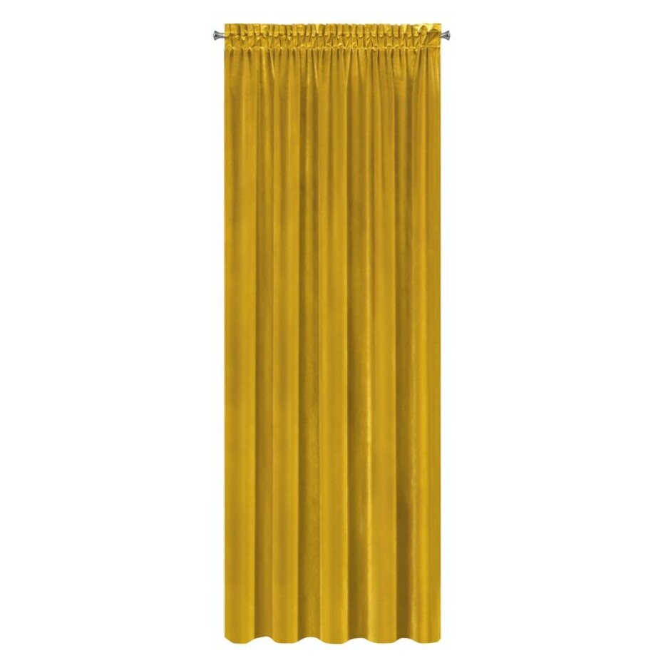 ArtFir Závěs SAMANTA P | hořčičná 140 x 270 cm - main (2)