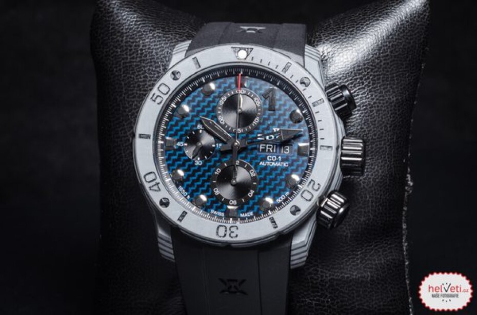 EDOX CO-1 Carbon Chronograph Automatic 01125-CLNGN-BUNN - main (5)