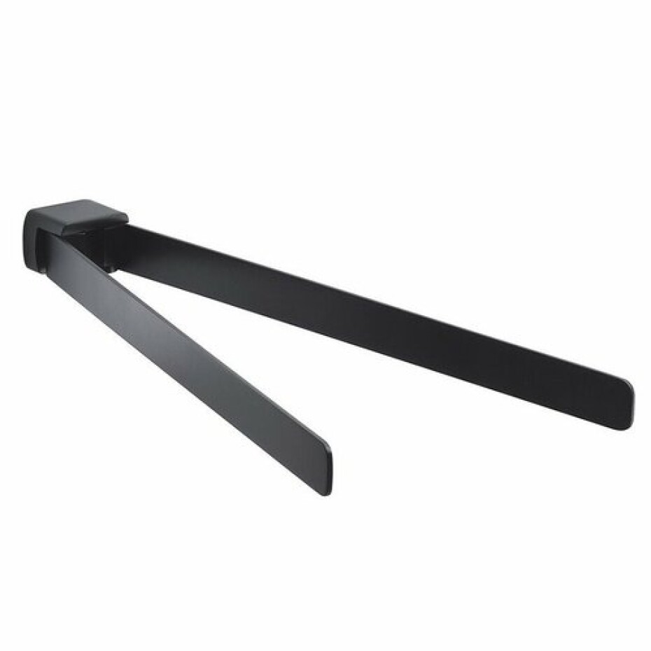 GEDY PI2314 Pirenei držák ručníků dvojitý otočný, 35 cm, černá mat - main (0)