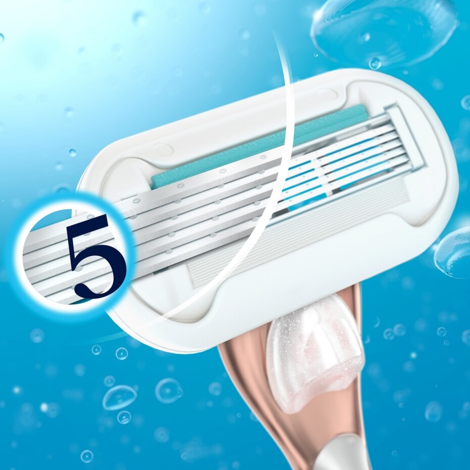 Gillette Dámský holicí strojek Venus Sensitive Rosegold - main (2)