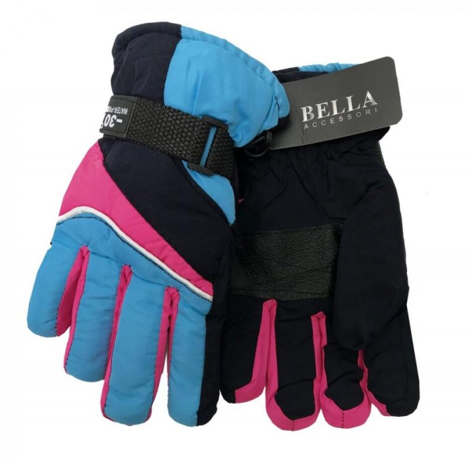 Dětské zimní rukavice Bella Accessori 9011S-9 modrá - main (0)