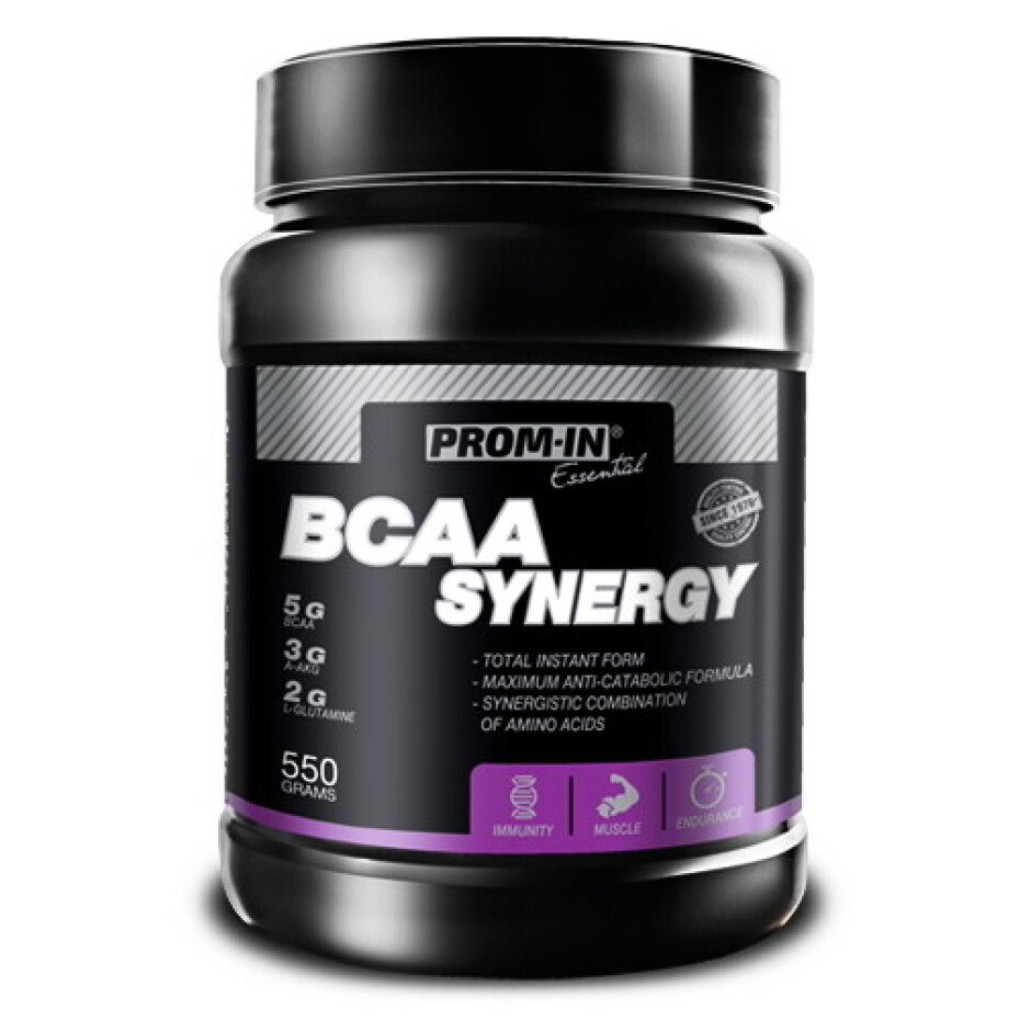 Prom-IN BCAA Synergy 550 g zelené jablko - main (0)