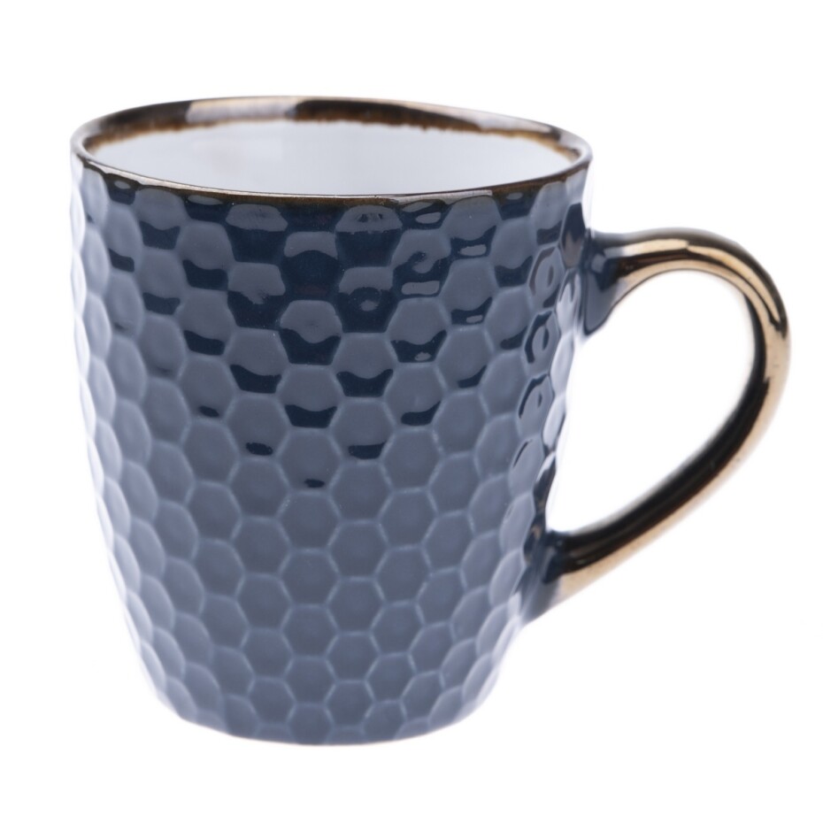 Keramický hrnek Plástve, modrá, 250 ml - main (0)
