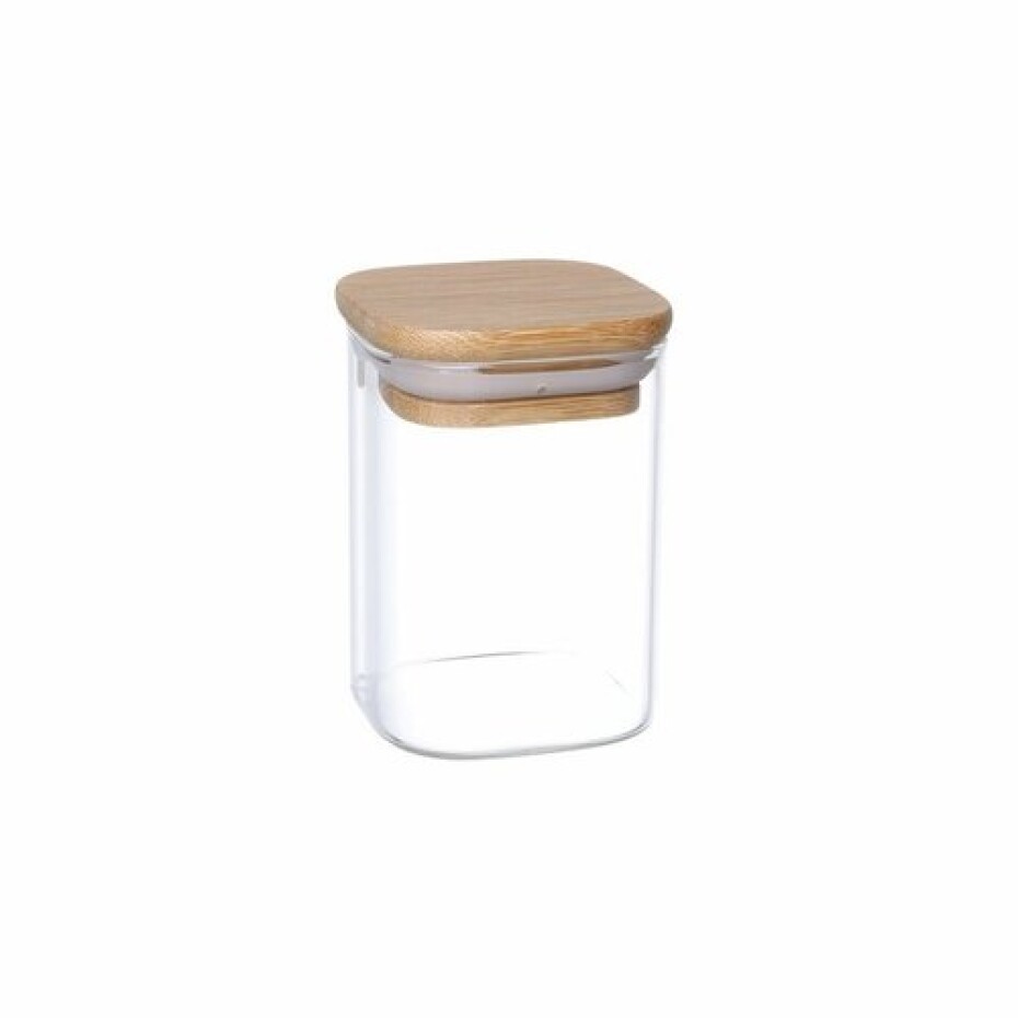 4Home Skleněná dóza na potraviny s víkem Bamboo, 170 ml, 170 ml - main (5)