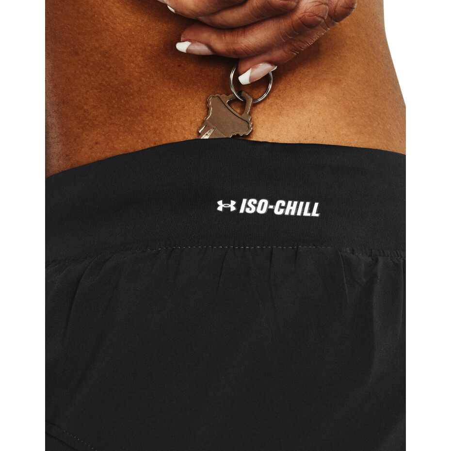 Dámské šortky Under Armour  Iso-Chill Run 2N1 Short-GRY L - main (5)