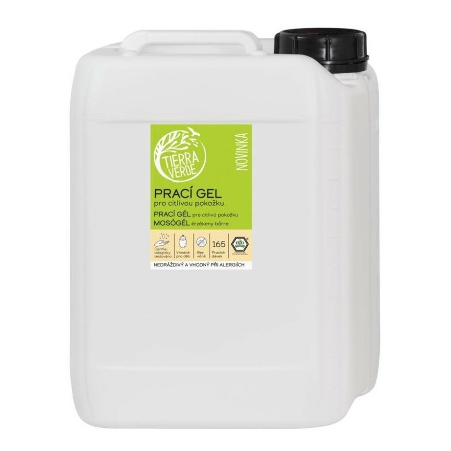Tierra Verde Prací gel z mýdlových ořechů pro citlivou pokožku, 5 l - main (0)