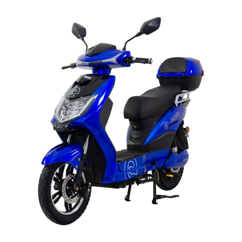 RACCEWAY Elektroskútr E-fichtl modrý-lesklý s baterií 12Ah + sleva 1500,- na příslušenství - main (0)