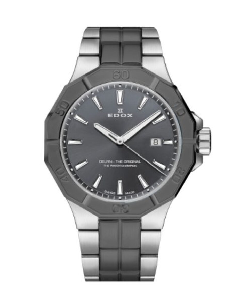 EDOX Delfin Quartz Date 53021-3GM-GIN - main (0)