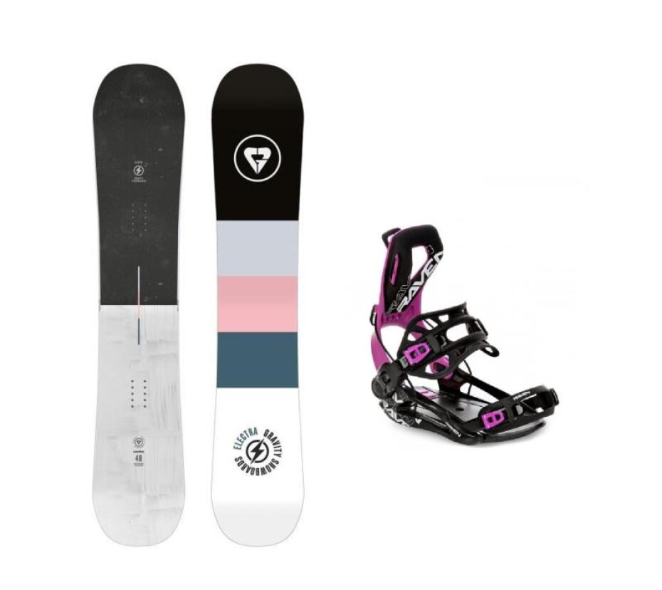 Gravity Electra 24/25 dámský snowboard + Raven Fastec FT360 black/fuchsia vázání - main (0)