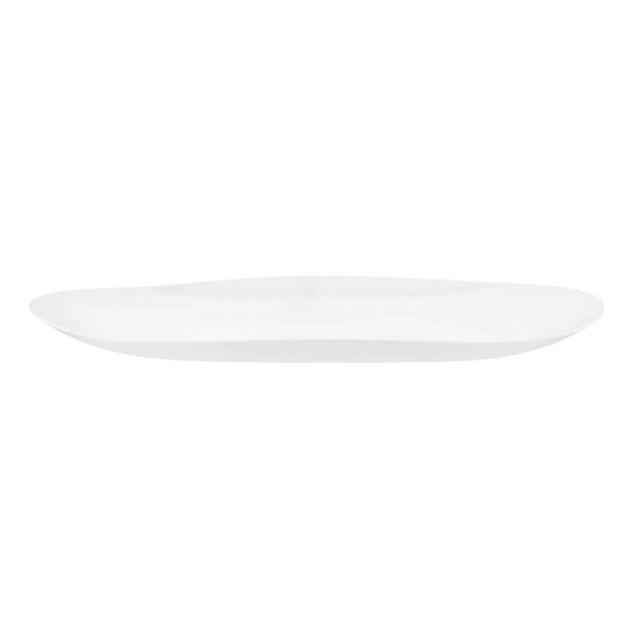 Altom Servírovací talíř z opálového skla White harmony 30 x 22,5 cm - main (2)