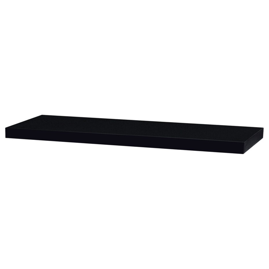 Nástěnná polička P-005 BK černá vysoký lesk, 80 x 24 x 4 cm - main (0)