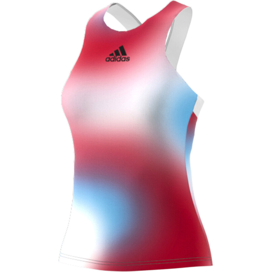 Dámské tílko adidas  Melbourne Y-Tank White/Red/Blue L - main (5)