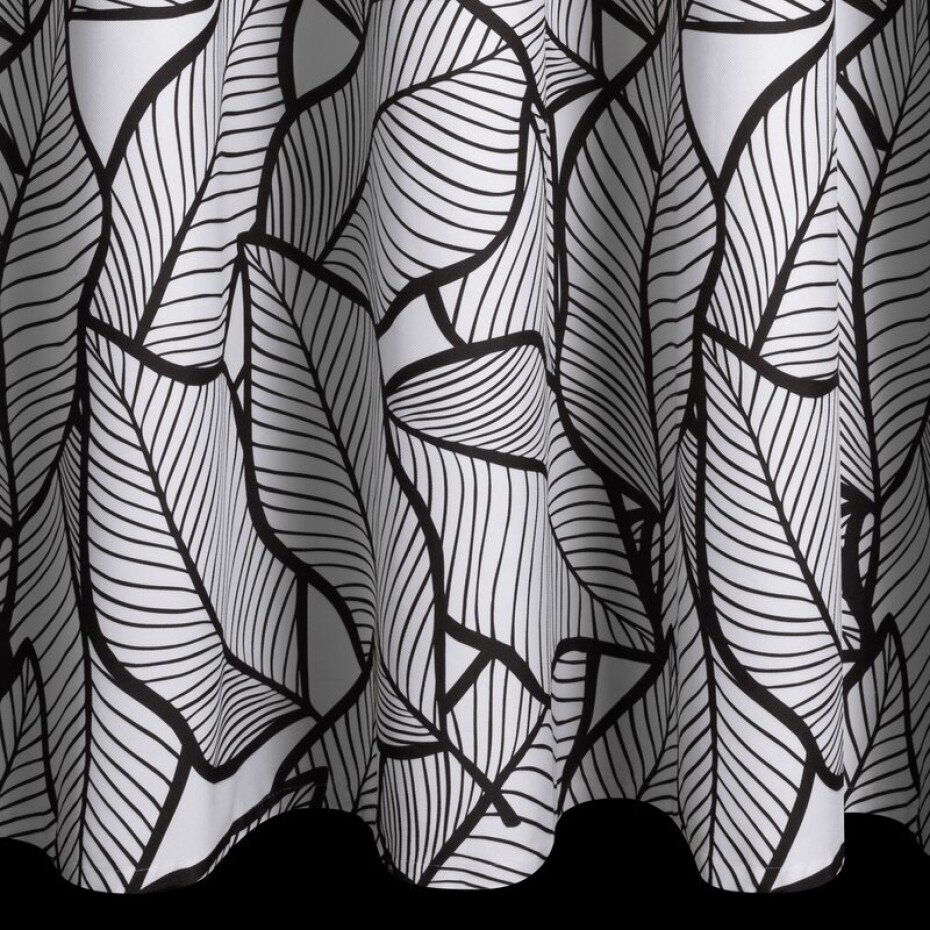 ArtFir Závěs ROMI P | bílá/černá 140 x 270 cm - main (5)