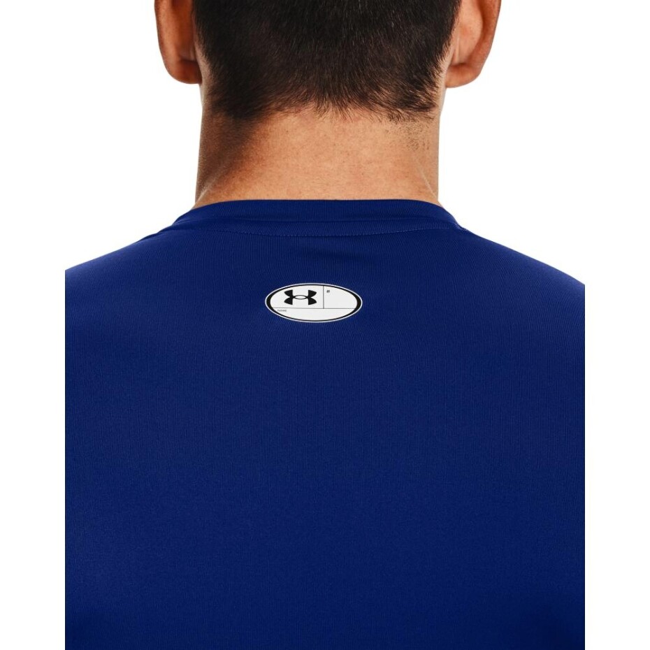 Pánské tričko Under Armour HeatGear Comp LS Blue XS - main (4)