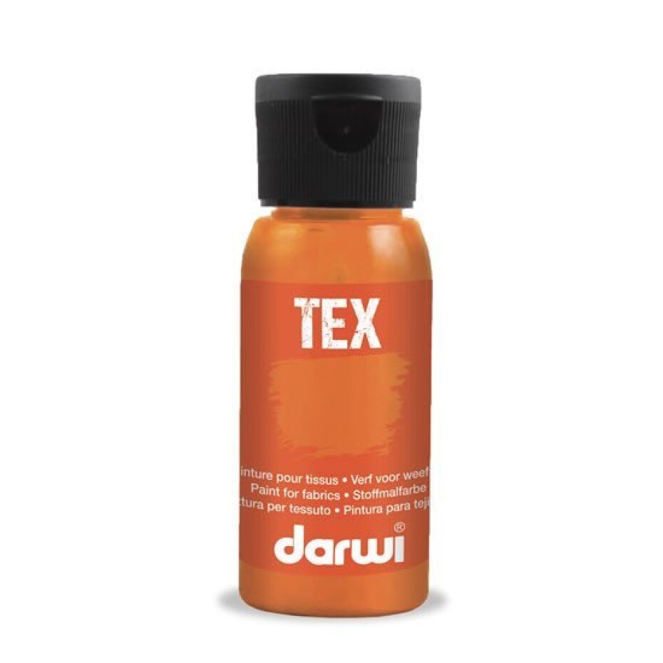 DARWI TEX barva na textil - Oranžová 50 ml - main (0)