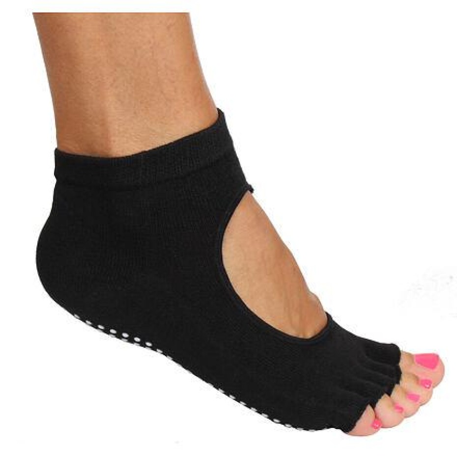 Merco Grippy S2 ponožky na jógu, bezprsté černá - main (0)