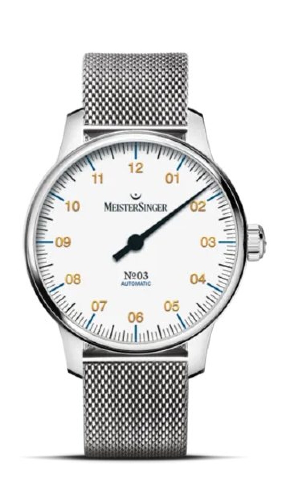 MeisterSinger N°03 38mm BM9901G - Světle hnědý vintage řemínek - main (5)