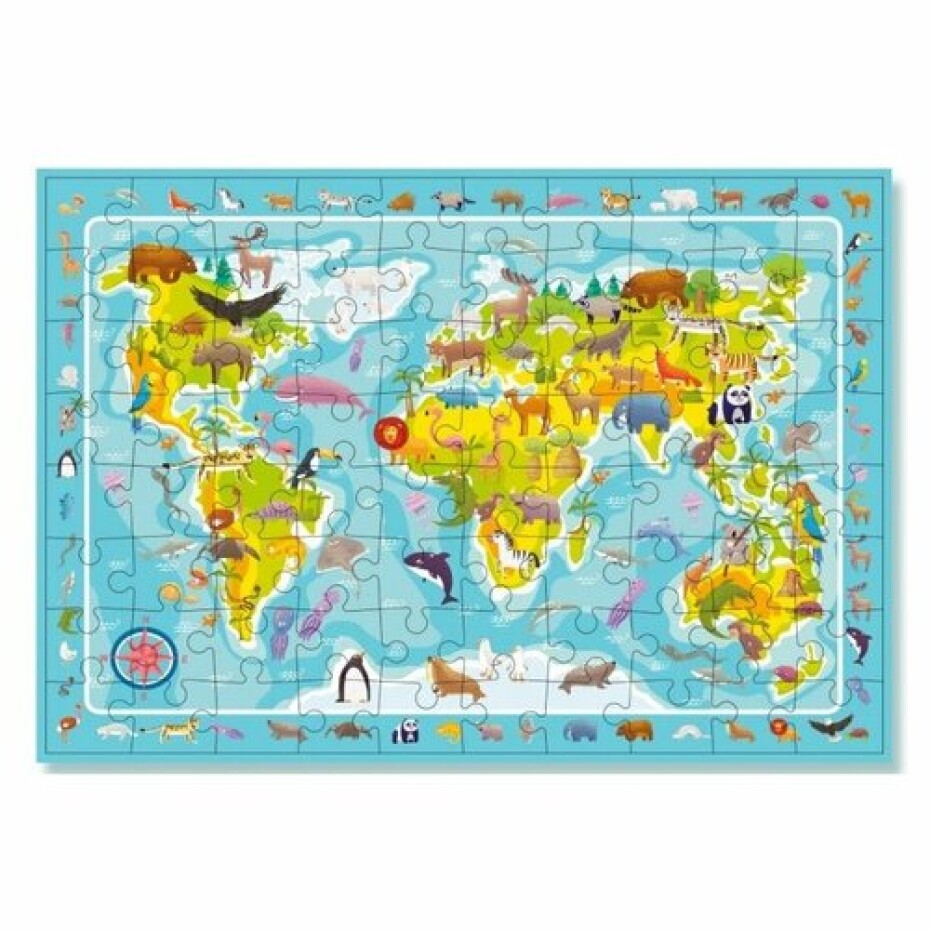 Dodo Puzzle s hledáním obrázků Svět zvířat, 80 dílků - main (0)