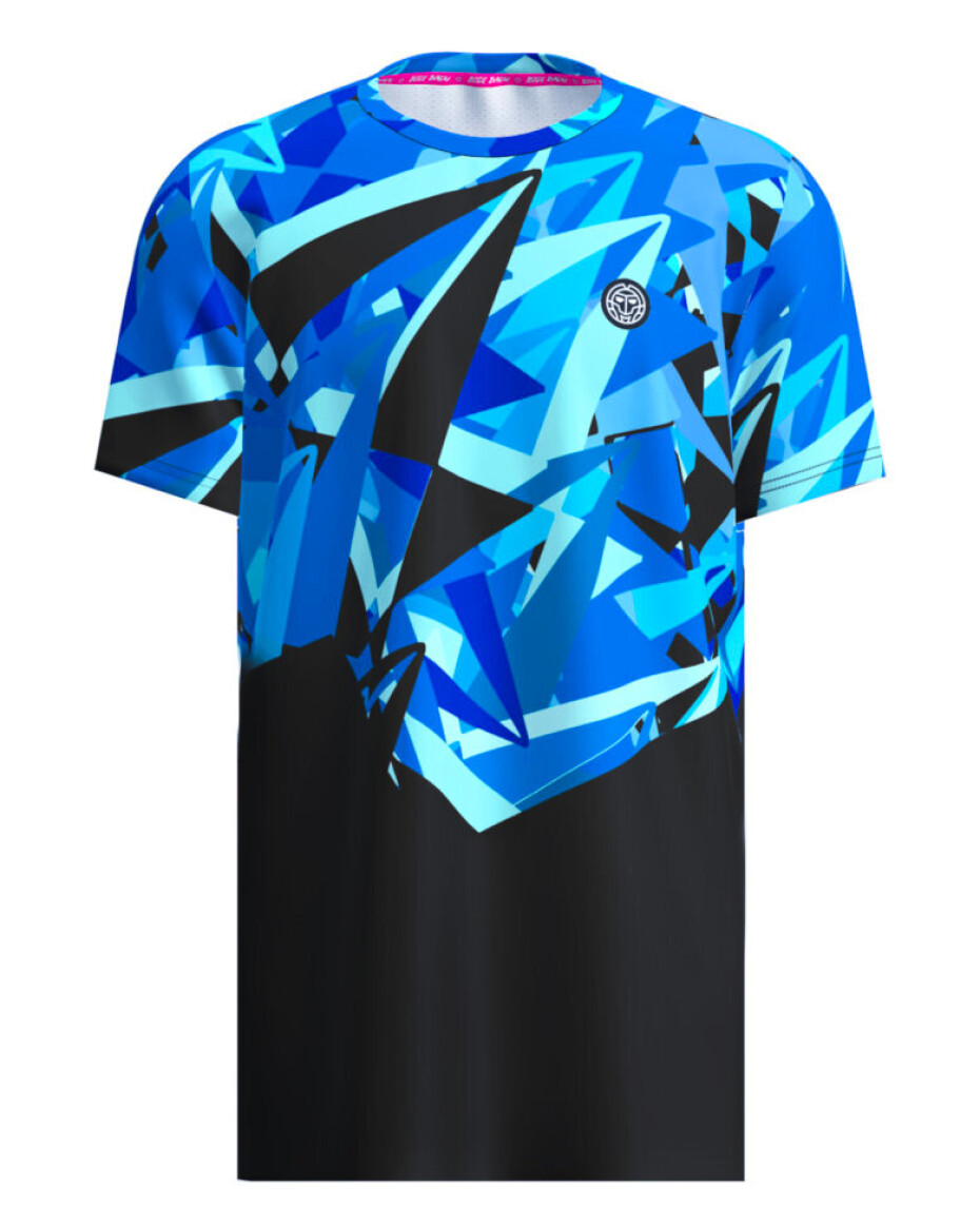 Pánské tričko BIDI BADU  Spike Tee Dark Grey/Blue M - main (0)