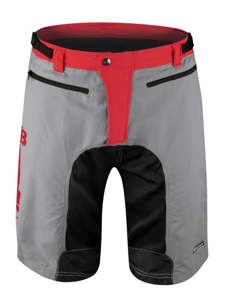 Force MTB-11 sv.šedé kraťasy s odnímatelnou vložkou - main (0)