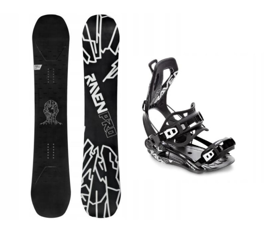 Raven PRO OpenMind Carbon snowboard + Raven Fastec FT360 black vázání - main (0)