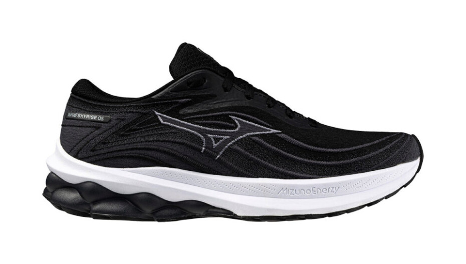 Pánská běžecká obuv Mizuno  Wave Skyrise 5 Black/White/Cayenne  UK 10 - main (0)