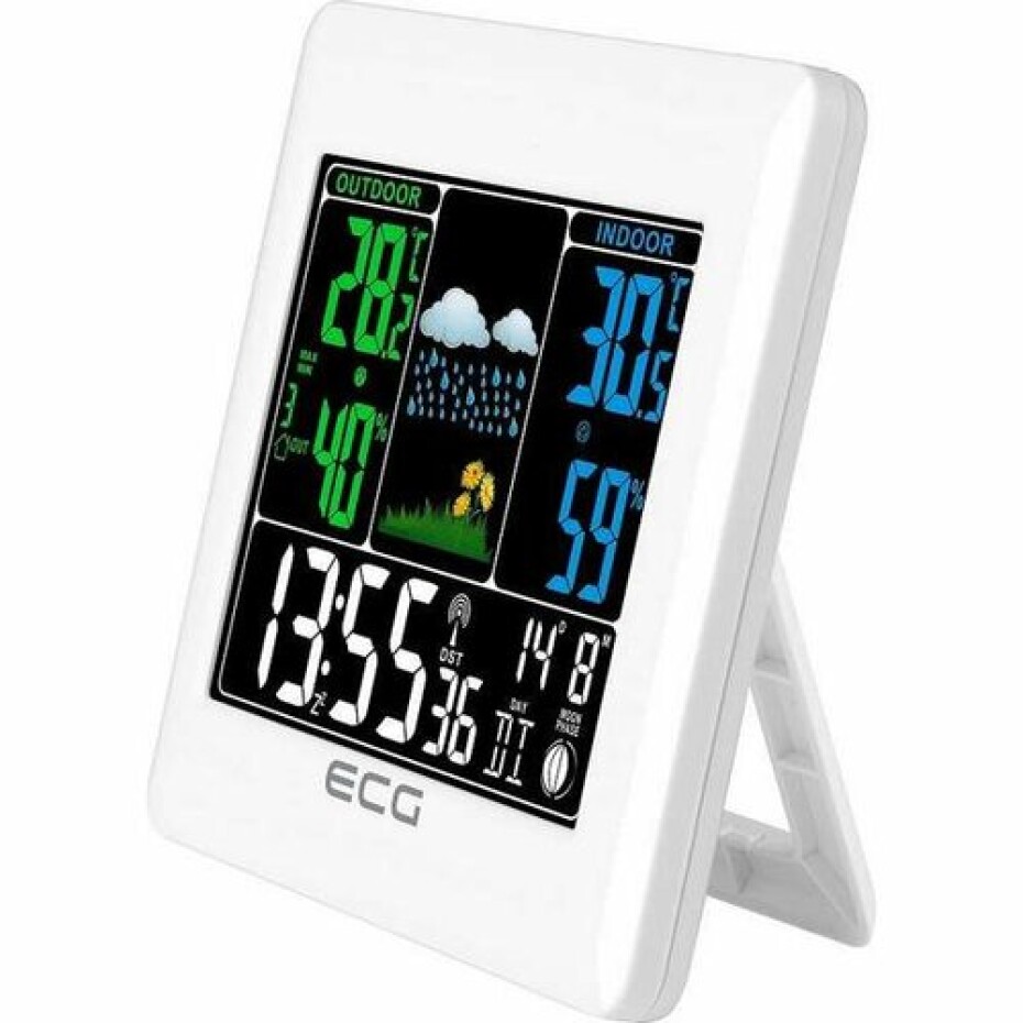 ECG MS 300 White meteostanice, bílá - main (2)