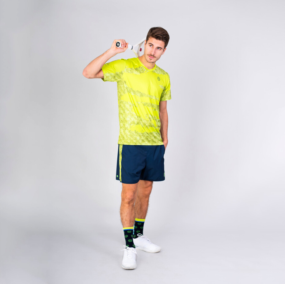 Pánské šortky BIDI BADU  Bevis 7Inch Tech Shorts Lime, Dark Blue XXL - main (1)
