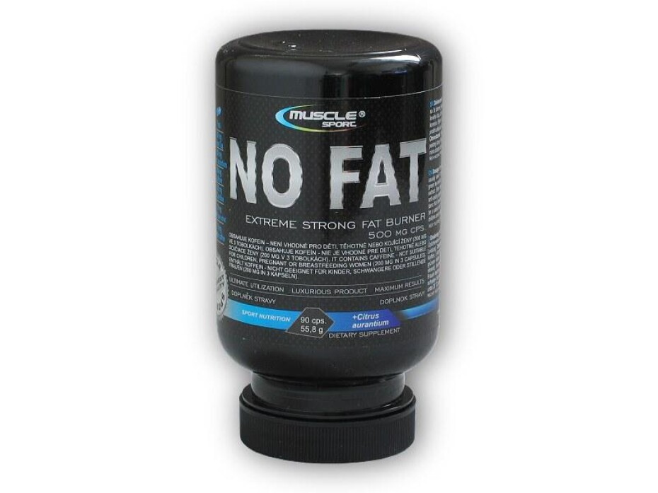 Musclesport No Fat extreme strong fat burner 90 kaps - main (0)