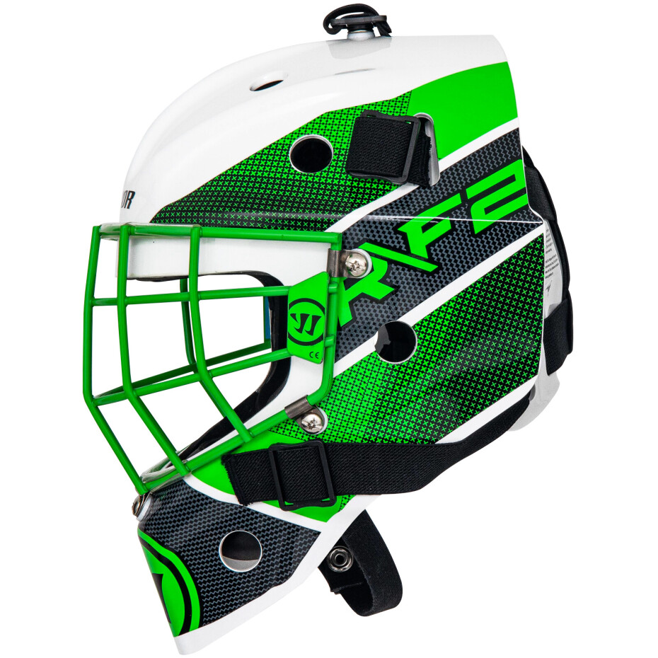 Brankářská hokejová maska Warrior Ritual F2 E Neon/Green Žák (youth) - main (4)