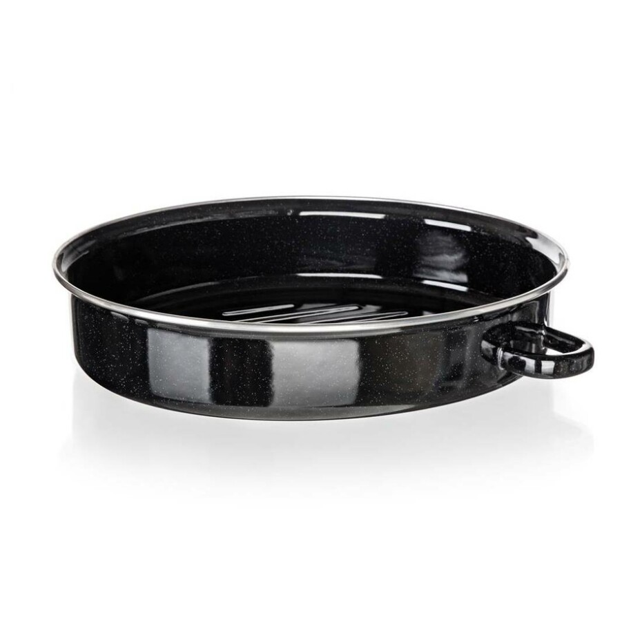 Banquet 2dílný oválný smaltovaný pekáč CULINARIA Black, 38 cm - main (7)