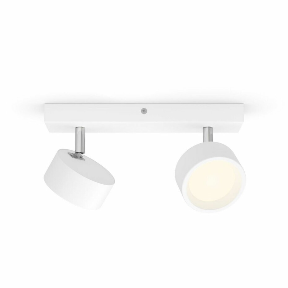 Philips 8720169174764 bodové LED svítidlo Bracia, bílá, 2x 5,5 W 2x550lm 2700K IP20 - main (1)
