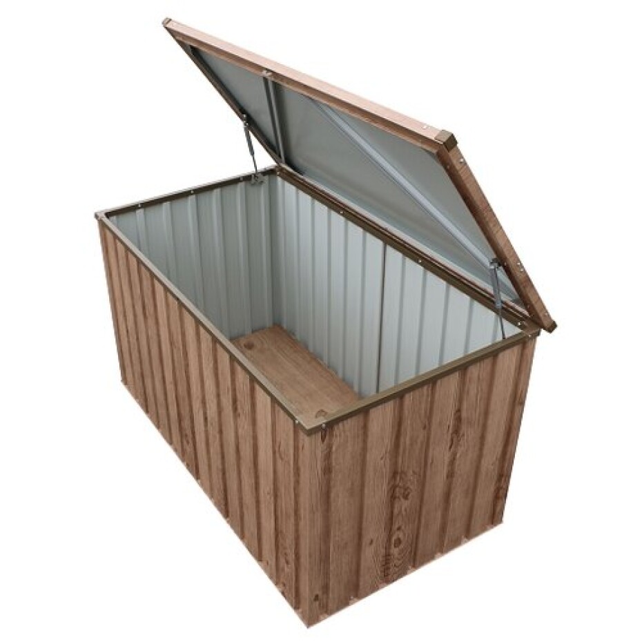 DURAMAX Zahradní úložný box 134 x 74 cm 71045 - dekor dub - main (1)